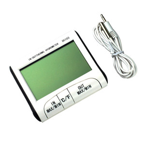 Kỹ thuật số trong nhà ngoài trời LCD nhiệt kế & ẩm kế hộ gia đình phong vũ biểu và Nhiệt kế DG-103 - Product Image 2