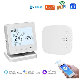 <span class=keywords><strong>Thermostat</strong></span> de <span class=keywords><strong>chaudière</strong></span> à <span class=keywords><strong>gaz</strong></span> sans fil RF433 <span class=keywords><strong>Thermostat</strong></span> <span class=keywords><strong>d</strong></span>'<span class=keywords><strong>ambiance</strong></span> Wifi intelligent Tuya pour chauffer 3A - Product Image 1