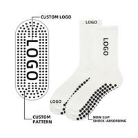 Chaussettes de Pilates personnalisables antidérapantes à lacets, pour la danse, la beauté, la gym, le yoga, 100 % coton, avec logo, marque Camisole, antidérapantes