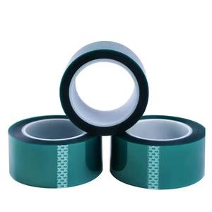 Single-Sided Self-Adhesive <strong>Green</strong> PET Masking Tape Waterproof Silicone <strong>Glue</strong> Hot Melt Powder Coating on <strong>Green</strong> Polyester PET Film - Product Image 5