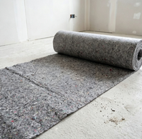Rouleau de feutre de peintre en polyester, tapis de protection de sol jetable industriel pour la rénovation des bâtiments résidentiels et commerciaux