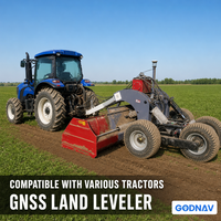 Niveleuse de terrain robuste de luxe à grande poutre courbe pour l'agriculture industrielle