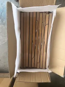 Legno magnete manifesto gancio di arte della tela di pittura di legno magnete poster da parete gancio FAI DA TE assemblare telaio in legno di teak