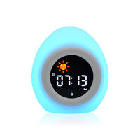 Machine à sons de sommeil de vente directe d'usine Réveil léger pour enfants avec horloge tactile Sun Star avec veilleuse