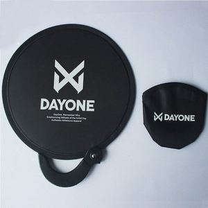 Abanico Plegable Personalizado, Abanico Publicitario Portátil de Poliéster, Abanico Redondo Tipo Frisbee para Eventos Promocionales, Venta al Por Mayor - Product Image 4