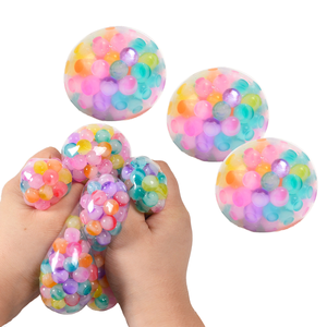 JO Trending Products New Arrivals Sensory Fidget Toys 6*6cm TPR Squeeze Colorful <b>Beads</b> Ball Satisfying for Kids 14 Years & up - Product Image 1
