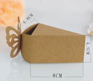 Boîtes à dragées papillon avec nœud pour mariage, cadeaux de chocolat, fournitures pour fête prénuptiale <span class=keywords><strong>et</strong></span> fiançailles, boîte à dragées suspendue - Product Image 6
