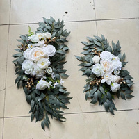 Arche de mariage artificielle élégante faite à la main, fleurs pour mariage, fête d'anniversaire, Pâques, Noël, décorations