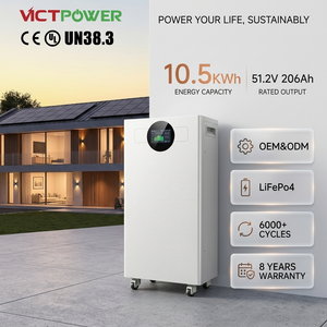 ระบบจัดเก็บพลังงานแสงอาทิตย์สำหรับบ้าน Forenpower 10kWh 206Ah 51.2V แบตเตอรี่ลิเธียม LiFePO4 แบบเคลื่อนย้ายได้ ได้รับการรับรองมาตรฐาน CE/FCC อายุการใช้งาน 6000 รอบการชาร์จ - Product Image 1