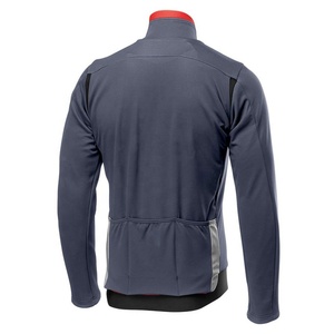 Men's Black <b>Stand</b> Collar Zipper Reversible Fleece <b>Cycling</b> Jacket Waterproof Windproof Breathable Quick Dry Anti-Bacterial - Product Image 5