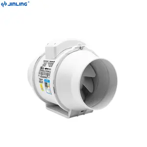 High efficiency silent exhaust 6 8 10 inch mixed flow inline duct centrifugal dc fan