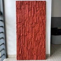 1200*2400mm Polyurethan Innendekorative Wandpaneele Outdoor PU Kulturstein-Platten zur Dekoration Schlanke Steinplatten