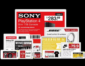 Bán buôn 1.8 inch Chất lượng cao epaper nhãn màn hình kỹ thuật số giá điện tử thẻ với vật liệu nam châm cho siêu thị sử dụng - Product Image 4