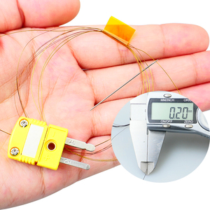 Sensor Suhu Ultra-halus Tipe T <span class=keywords><strong>Probe</strong></span> Tipe K Termokopel Panjang <span class=keywords><strong>Probe</strong></span> 0.<span class=keywords><strong>6mm</strong></span> Bahan PTFE Berperingkat IP68 OEM - Product Image 4