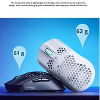 Mouse Gaming Nirkabel HyperX Fire Ultra-Ringan Portabel PUBG/FPS Komputer Esports