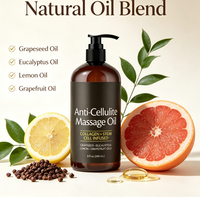 Huile de massage corporelle éclaircissante aux herbes - Huile naturelle pressée à froid pour les soins anti-âge de la peau, Marque privée