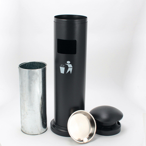 ที่เขี่ยขี้เถ้าและถังขยะสแตนเลสทรงสี่เหลี่ยมคุณภาพสูง สำหรับตั้งพื้นกลางแจ้ง ดีไซน์เป็นมิตรกับสิ่งแวดล้อม เหมาะสำหรับใช้ในโรงแรมและเชิงพาณิชย์ - Product Image 5