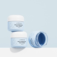 Contenant d'Emballage Vide Personnalisé 15g 20g 30g 50g 80g Vert Rose, Pots en Verre Cosmétiques Givrés pour Beurre Corporel et Crème Visage avec Couvercle