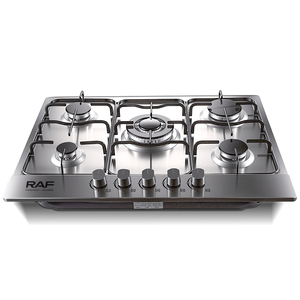 Piano Cottura a Gas Integrato RAF con 5 Bruciatori, Pannello in Acciaio Inox e Potenza Uniforme, Progettato per una Cucina Domestica Multiuso Efficiente - Product Image 5