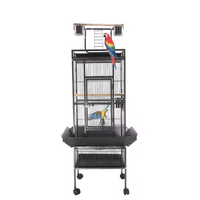 Résistant à la rouille nouveau style maison d'oiseau perroquet cage oiseau élevage cage ensemble