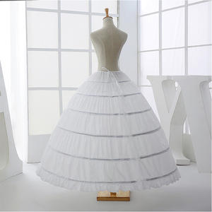 Jupons de <span class=keywords><strong>mariage</strong></span> Vestido Longing Balling Gown sous-jupe crinoling avec 6 cerceaux - Product Image 5