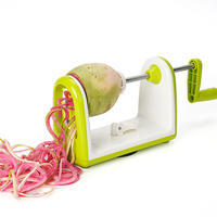 Groothandel Hoge Kwaliteit Plastic Multifunctionele 5-Blads Ecologische Groente- en Fruitspiraalsnijder/Spiralisator