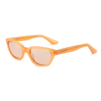 Lunettes de soleil de haute couture, style œil de chat, en acétate, polarisées, verres UV400, personnalisation OEM ODM sur mesure pour lunettes de soleil unisexes pour l'extérieur