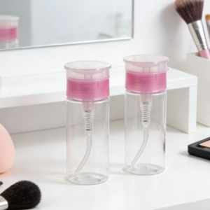 Distributeur de <span class=keywords><strong>lotion</strong></span>, tonique facial <span class=keywords><strong>ou</strong></span> dissolvant de vernis à ongles en plastique avec pompe à pression verrouillable - Product Image 2