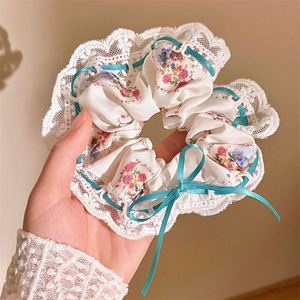 Cute Lace Hair Band and Scrunchies <b>Sweet</b> Style <b>Flower</b> Hair Accessories Made of Cloth - Product Image 3