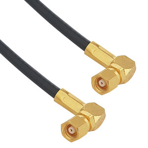Cable Smc Hembra a Hembra de 90 Grados, 1 Metro, Conexión de Audio y Video - Product Image 1