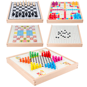 Venta al por mayor <span class=keywords><strong>de</strong></span> alta calidad barato multifuncional mesa <span class=keywords><strong>de</strong></span> juegos avión/<span class=keywords><strong>serpientes</strong></span> y escaleras/ajedrez chino/Gobang para niños la educación - Product Image 4