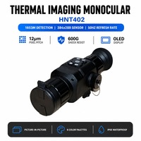 HNT402 Monoculaire thermique avec mémoire 16 Go, mode PIP, vision thermique 384x288 pour l'observation des animaux sauvages