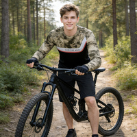 Popular Camo Mountain Bike MTB Jersey,1 Pc MOQ Custom Downhill Jersey
