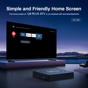 Tốt nhất bán Android 10 thông minh TV Box streaming H313 2GB 16GB Q9 + Set Top TV kỹ thuật số Android TV ATV OS với BT điều khiển từ xa - Product Image 6