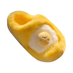 Women's Casual Indoor Warmth Soft-Soled for <strong>Slippers</strong> Winter Yellow Plush Goose <strong>Feather</strong> for <strong>Slippers</strong> <strong>with</strong> EVA Outsole Fluffy - Product Image 5