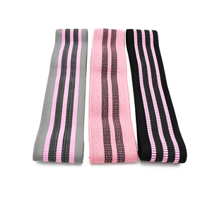 Set di Fasce Elastiche per <span class=keywords><strong>Allenamento</strong></span> Yoga, Fitness, Palestra Domestica, con Logo Personalizzato, per Glutei e Gambe, Bande di Resistenza in Tessuto - Product Image 2