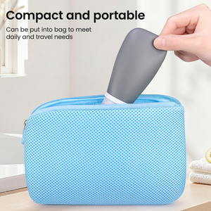 Mini bouteilles de voyage en silicone, étanches, rechargeables, tubes compressibles, sans BPA, qualité alimentaire, logo personnalisé, OEM - Product Image 5