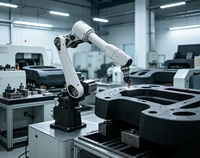 Bras de robot industriel 6 axes ZDGT1215D, charge utile de 12 kg, portée de 1500 mm, précision de ±0,08 mm pour le soudage, la manutention, l'assemblage et l'automatisation