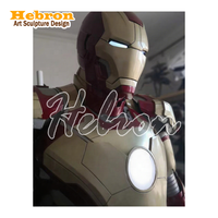 Costumes de mascotte personnalisables de la série complète Super-héros en matériaux d'impression 3D EVA, costumes de Iron Man MK1-85, costumes de festival d'Halloween