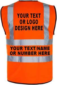 Gilets de sécurité haute visibilité avec logo personnalisé, bandes réfléchissantes pour vêtements de travail de construction, équipe routière, cadeaux promotionnels personnalisés - Product Image 3