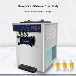 Macchina per Gelato Commerciale per Negozi di Tè al Latte e Dessert, Verticale da Banco, Piccola Gelatiera Automatica per Gelato Soft 220V 2500W - Product Image 4