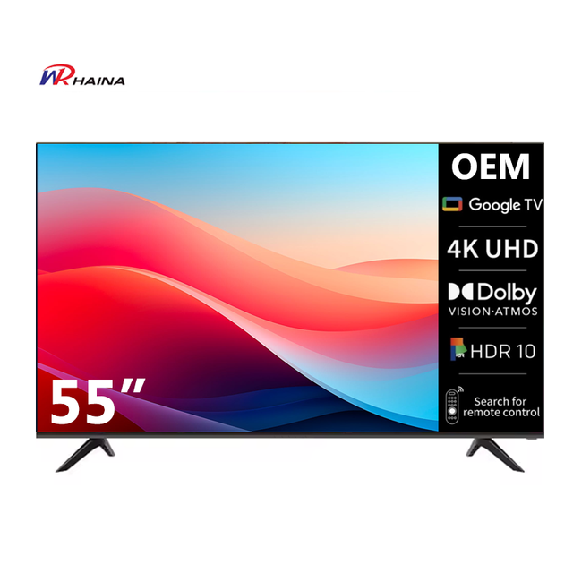 HAINA Manufacturer Oem 55 Inch 4k Uhd Smart Tv 65 75 85 Inch Webos/google/android Led Television