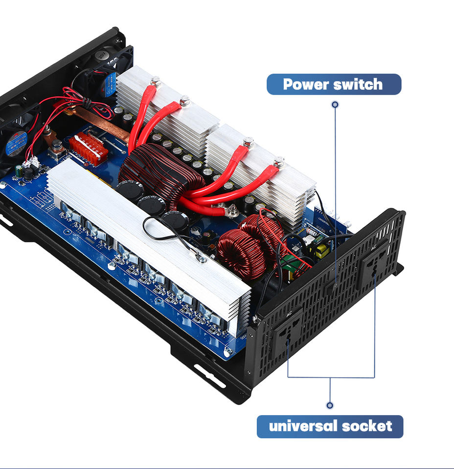 Rv Solar Inverter 12000W Solar Power Inverter - Pure Sine Wave for Rv/truck/home