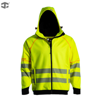 JIADE – Sweat à capuche zippé intégral en tissu softshell 3 couches, coupe ample, pour printemps-automne, sécurité sur chantier, vêtements d'extérieur personnalisés