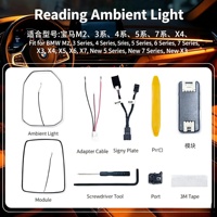 Lampe de lecture intérieure pour voiture, éclairage d'ambiance pour BMW toutes séries, plug and play, sans modification de câblage, lumière d'ambiance de lecture au plafond