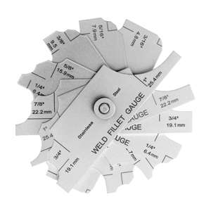 MG-11 स्टेनलेस स्टील 7 टुकड़ा सेट वेल्डिंग फिल्टर निरीक्षण गेज - Product Image 4