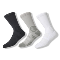 Vente en gros de chaussettes de tennis de luxe impression personnalisée chaussettes de sport de voyage Warking extérieur doux