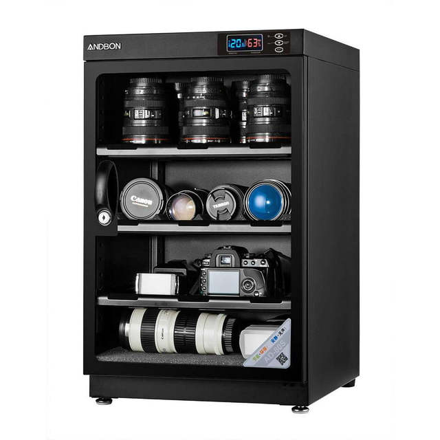 AD-80S Electronic Dry Cabinet Box for Camera and Lens Dehumidifier Box 80L 3 Layers Digital Control 10-20%