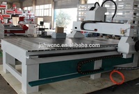 Machine de fraisage CNC pour le travail du bois de Jinan, Chine, avec contrôle Mach3/Syntec/NC Studio/DSP, double broches, 3 axes, vitesse de 30 m/min