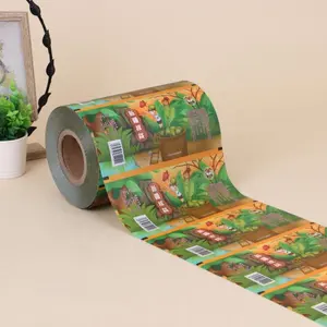 Bopp/cpp embalagem flexível do grau alimentício, rolo de filme laminador forma impressa à prova de umidade filme laminado plástico personalizado